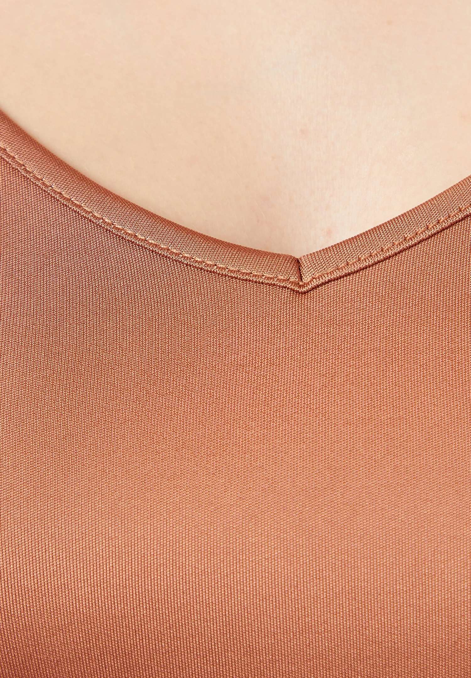 ETAM Clara - Chemise De Nuit / Nuisette - Caramel 4 ETAM Clara - Chemise De Nuit / Nuisette - Caramel – Image 4