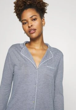 ETAM Warm Day Liquette - Chemise De Nuit / Nuisette - Marine -Etam 01f06143c723489b9918989dfeb730b8