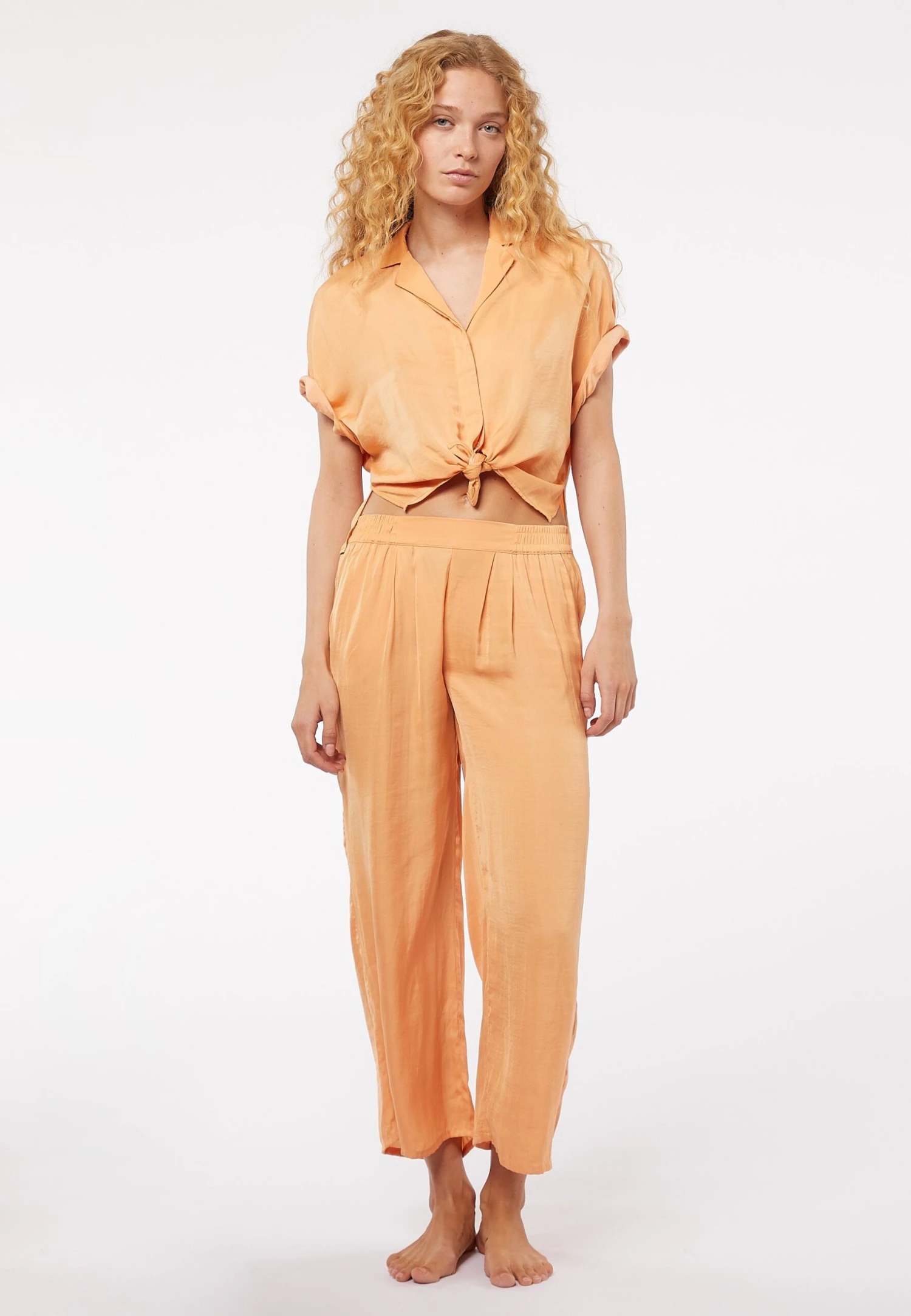 ETAM Bas De Pyjama - Orange Clair 2 ETAM Bas De Pyjama - Orange Clair – Image 2