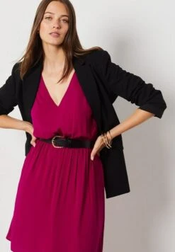 ETAM Lela - Robe De Jour - Rouge -Etam 04fb4239d406417bb2e83d8cf13a2d53