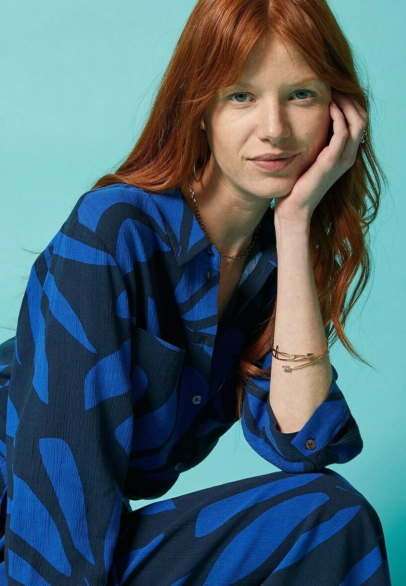 ETAM Ginette - Robe Chemise - Bleu Marine 5 ETAM Ginette - Robe Chemise - Bleu Marine – Image 5