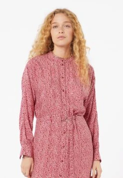 ETAM Emia - Robe Chemise - Rouge -Etam 0734b9e1f13d42838ca661ac273707e4