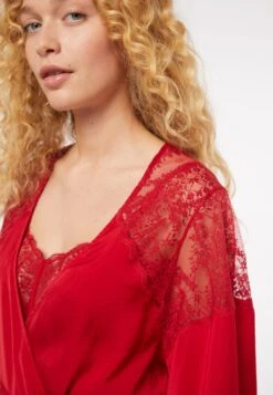 ETAM Parure - Peignoir - Red -Etam 08f3f037306e4d5fbed70baa2d5403c2