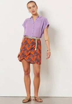 ETAM Felixa - Jupe Portefeuille - Corail -Etam 0b3d28723f834ff49d571eb0e8fa14c4