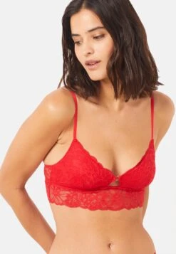 ETAM Sweet - Soutien-Gorge Triangle - Rouge -Etam 0c22a6f868b247b98146b48da9c3cd6e