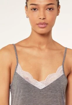 ETAM Warm Day - Chemise De Nuit / Nuisette - Gris -Etam 1550c406f3cc4ce8b1f9e013f7304215