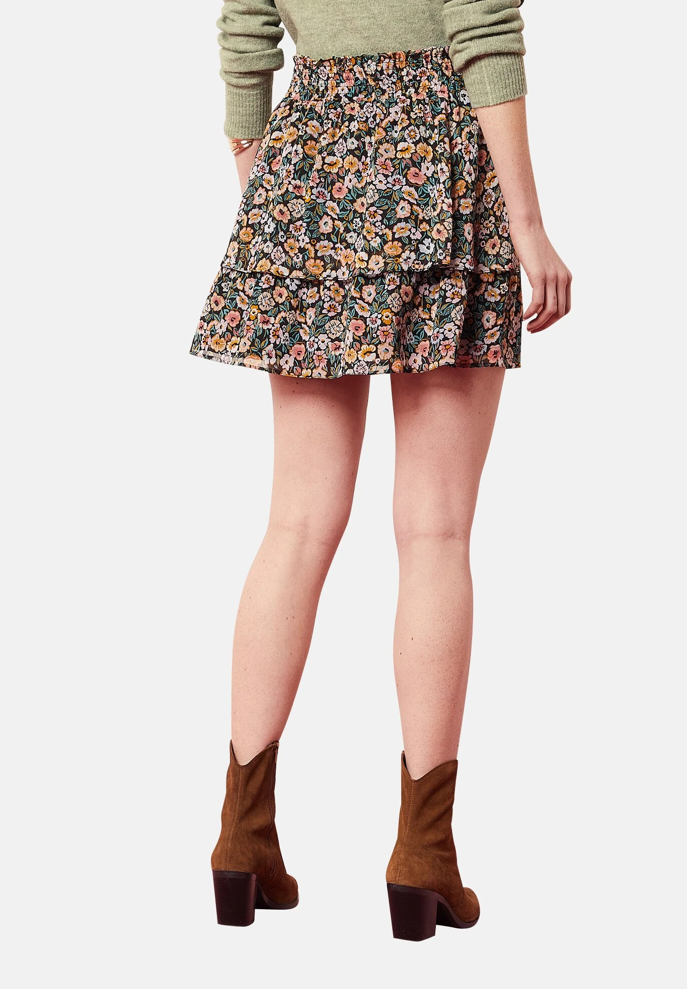 ETAM Bonnu - Jupe Trapèze - Noir 2 ETAM Bonnu - Jupe Trapèze - Noir – Image 2