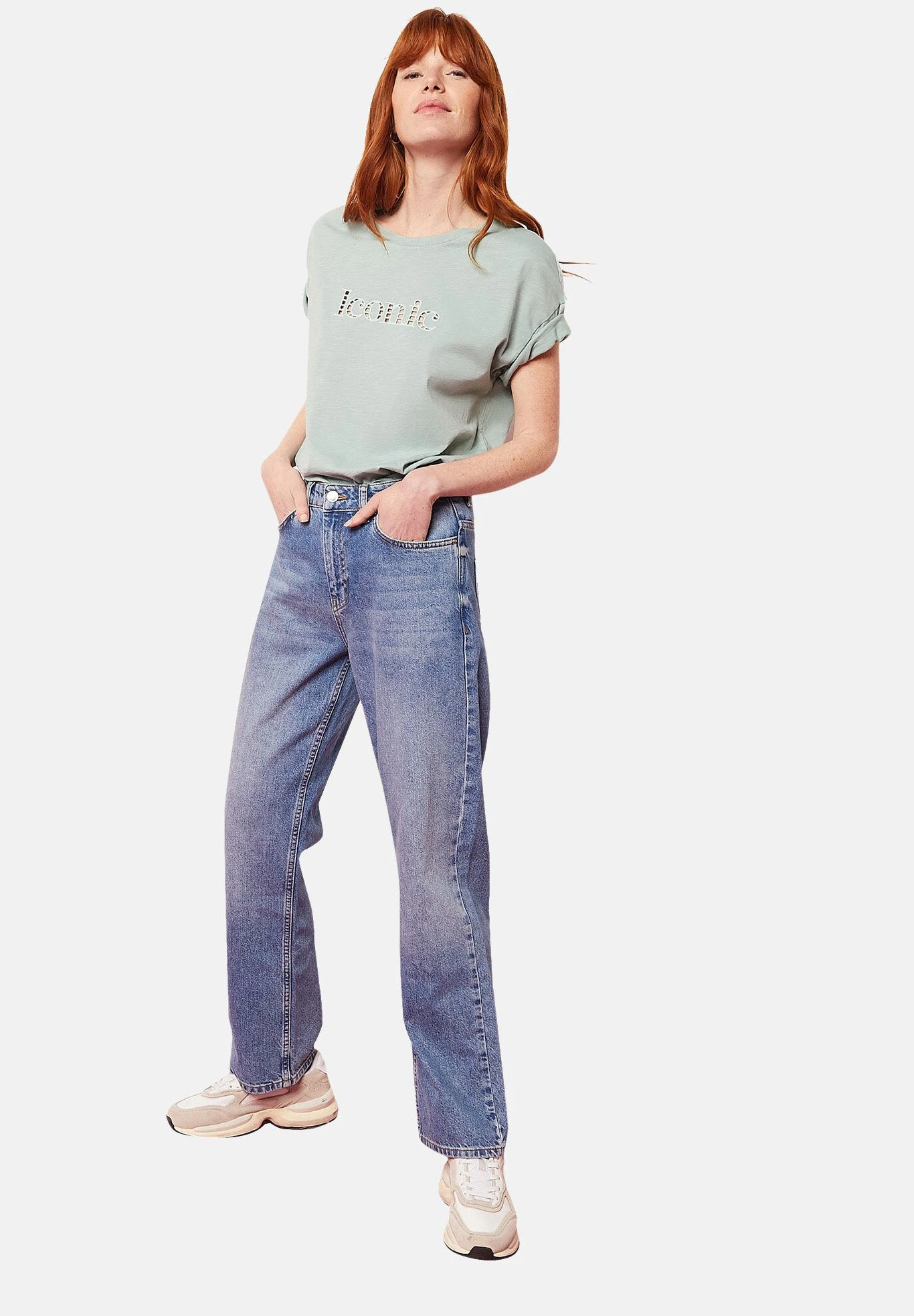 ETAM Palmy - T-Shirt Imprimé - Argent 2 ETAM Palmy - T-Shirt Imprimé - Argent – Image 2