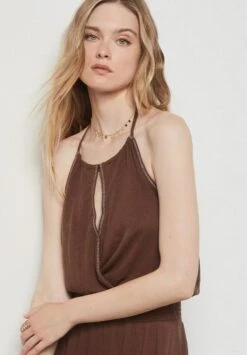 ETAM Ayda - Robe De Jour - Marron 6 ETAM Ayda - Robe De Jour - Marron -Etam 1d671bfc018846998bea5f57572daf02