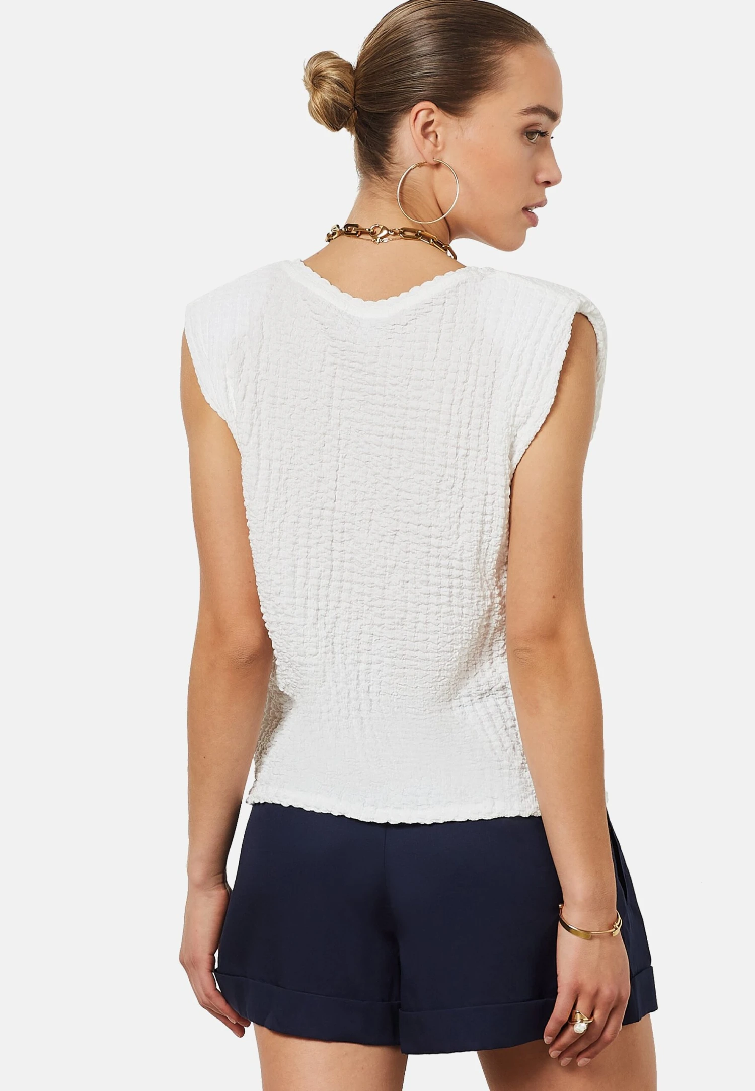 ETAM Aminat - T-Shirt Basique - Ecru 3 ETAM Aminat - T-Shirt Basique - Ecru – Image 3