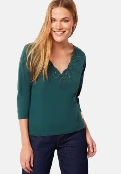 ETAM Adella - T-Shirt À Manches Longues - Vert