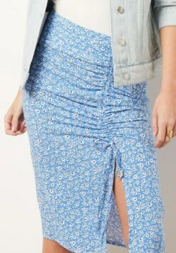 ETAM Costa - Jupe Crayon - Bleu -Etam 21fcf0c25a134793a5f37fc9e7e4af78