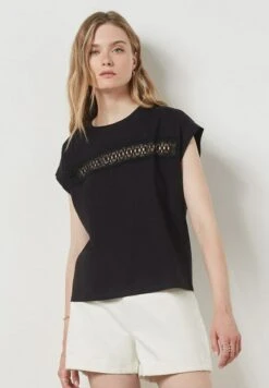 ETAM Casya - T-Shirt Imprimé - Noir