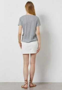 ETAM Delfa - T-Shirt Basique - Gris Clair -Etam 2504ef0e631241dcb1efb934a192d1a1