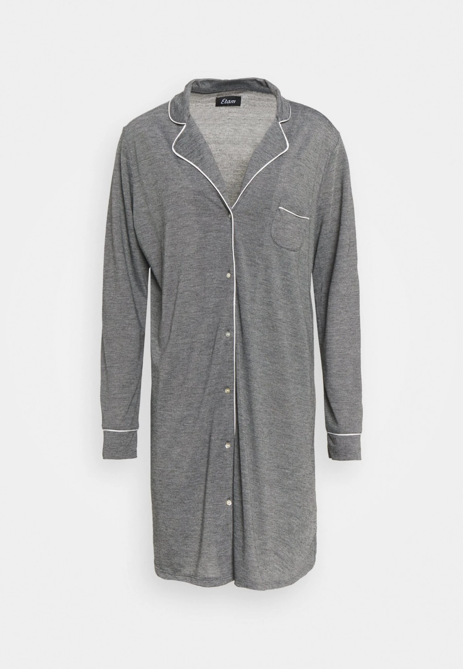 ETAM Warm Day Liquette - Chemise De Nuit / Nuisette - Gris 5 ETAM Warm Day Liquette - Chemise De Nuit / Nuisette - Gris – Image 5