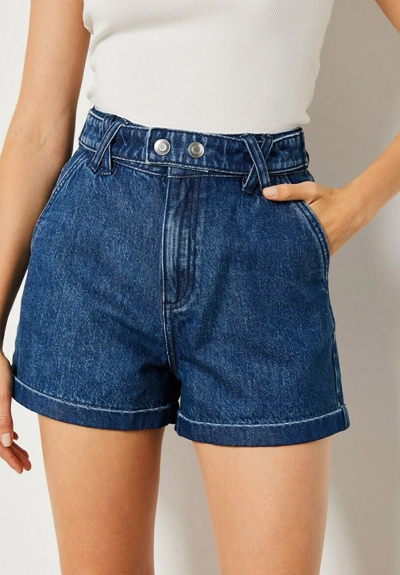 ETAM Dallas - Short En Jean - Bleu Roi 3 ETAM Dallas - Short En Jean - Bleu Roi – Image 3