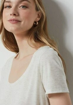 ETAM Delfa - T-Shirt Basique - Ecru -Etam 2d5cd52aec614488b8f25ae7f7652f4b