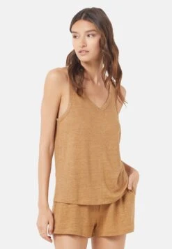 ETAM Kaylee - Haut De Pyjama - Beige -Etam 2dd5c9a416e74d82ba8976febcb98b0f