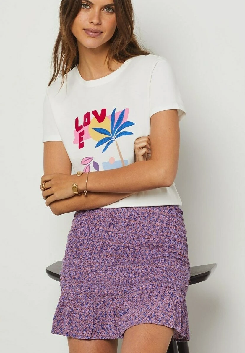 ETAM Lambert - Jupe Trapèze - Bleu Marine 5 ETAM Lambert - Jupe Trapèze - Bleu Marine – Image 5