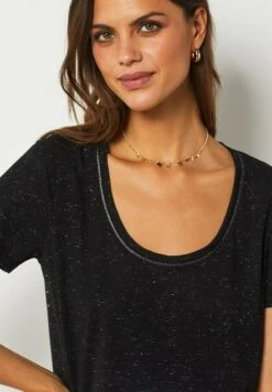 ETAM Delfa - T-Shirt Imprimé - Noir -Etam 2f1fea1a551245eca252c3b982c65d09