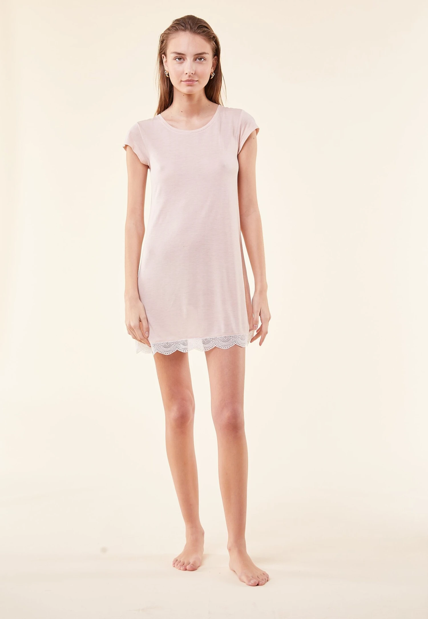 ETAM Warm Day - Chemise De Nuit / Nuisette - Light Pink 2 ETAM Warm Day - Chemise De Nuit / Nuisette - Light Pink – Image 2