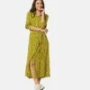 ETAM Brigitta - Robe Chemise - Vert Olive