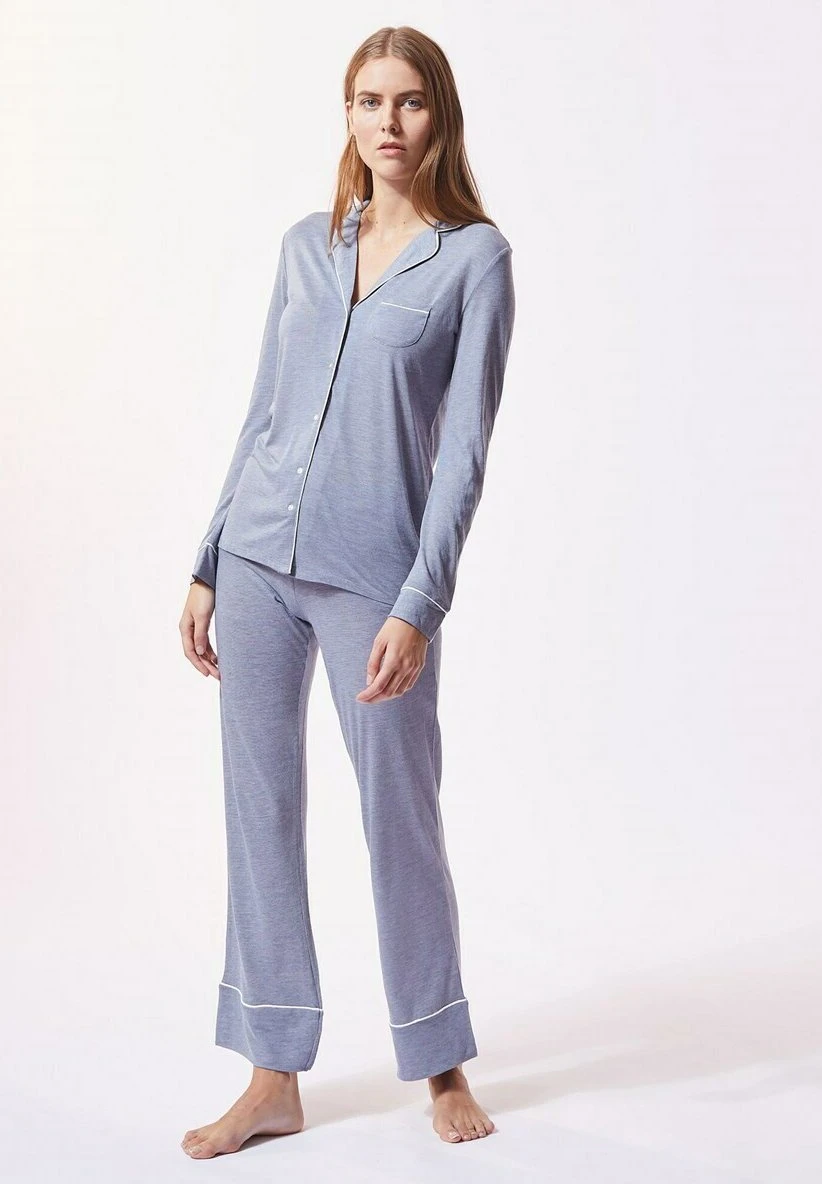 ETAM Warm Day - Haut De Pyjama - Bleu Marine 2 ETAM Warm Day - Haut De Pyjama - Bleu Marine – Image 2