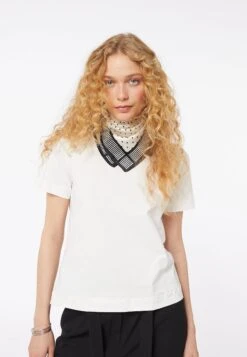 ETAM Palmas - T-Shirt Basique - Ecru -Etam 3561215dae5b4252b347366059fa244d