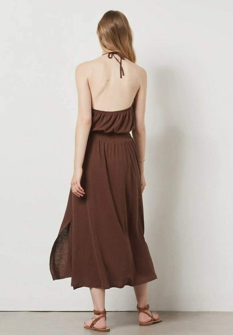 ETAM Ayda - Robe De Jour - Marron 2 ETAM Ayda - Robe De Jour - Marron – Image 2