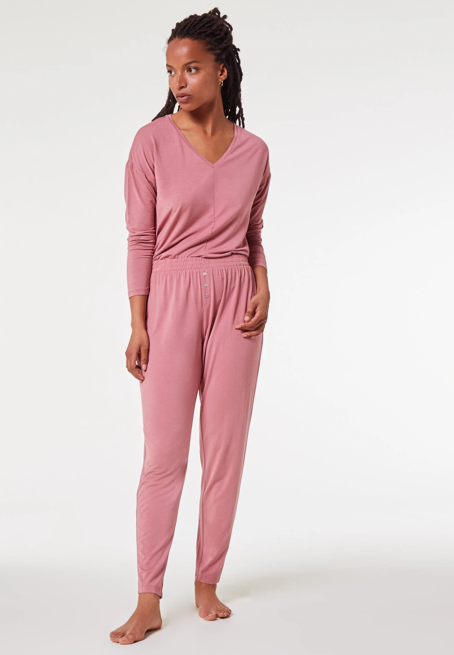 ETAM Mody - Bas De Pyjama - Rose Pâle 2 ETAM Mody - Bas De Pyjama - Rose Pâle – Image 2