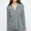 ETAM Warm Day - Haut De Pyjama - Grey