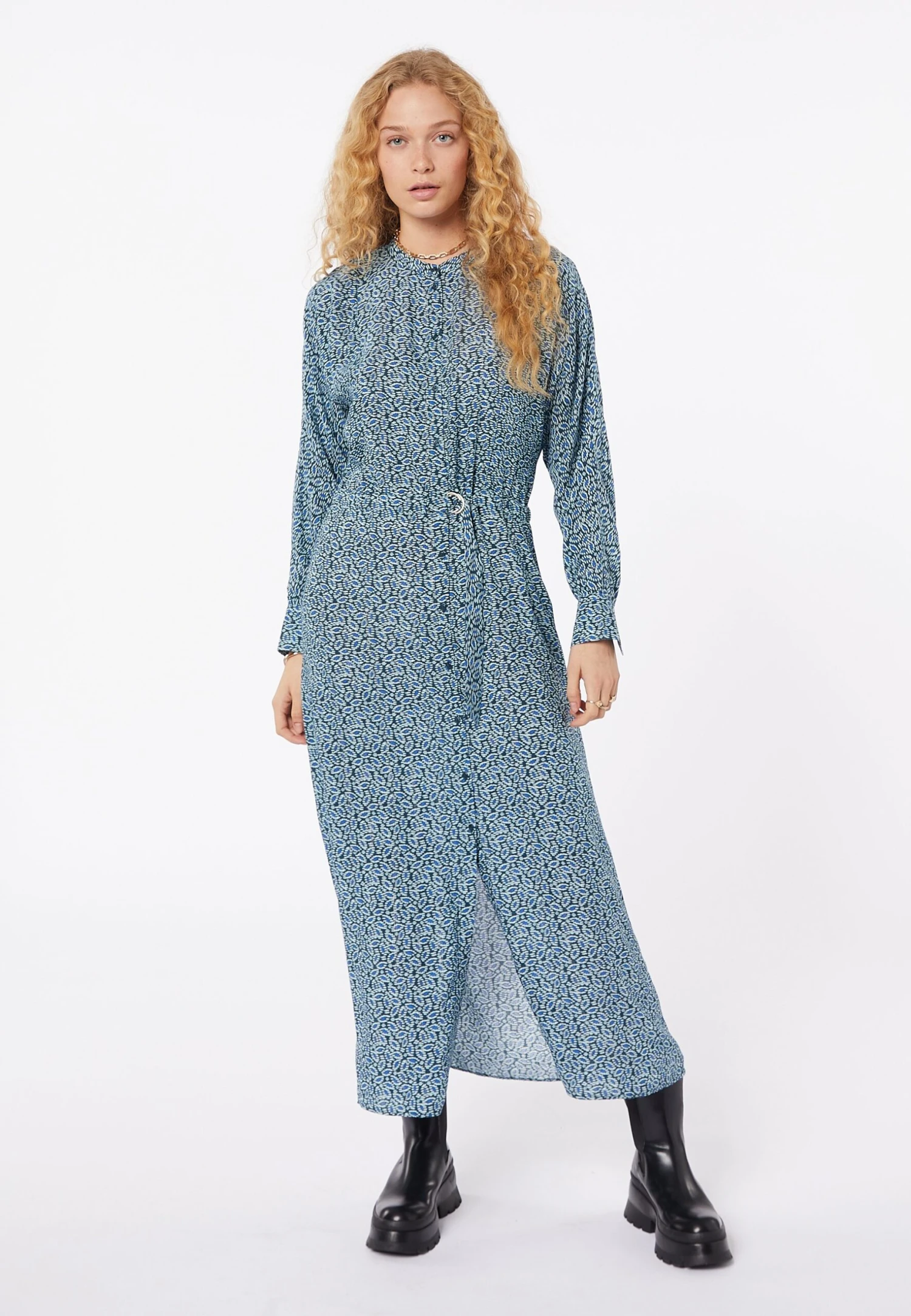 ETAM Emia - Robe Chemise - Bleu Marine 1 ETAM Emia - Robe Chemise - Bleu Marine