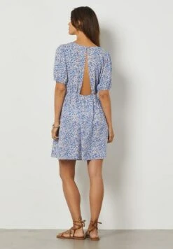 ETAM Lela - Robe De Jour - Bleu -Etam 3afe9a3e19c0474b9123a1a8053f1f30