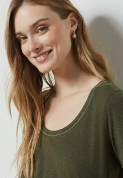 ETAM Delfa - T-Shirt Basique - Vert Kaki -Etam 3b57dc51a87c46b39b8416474ff8d0a4