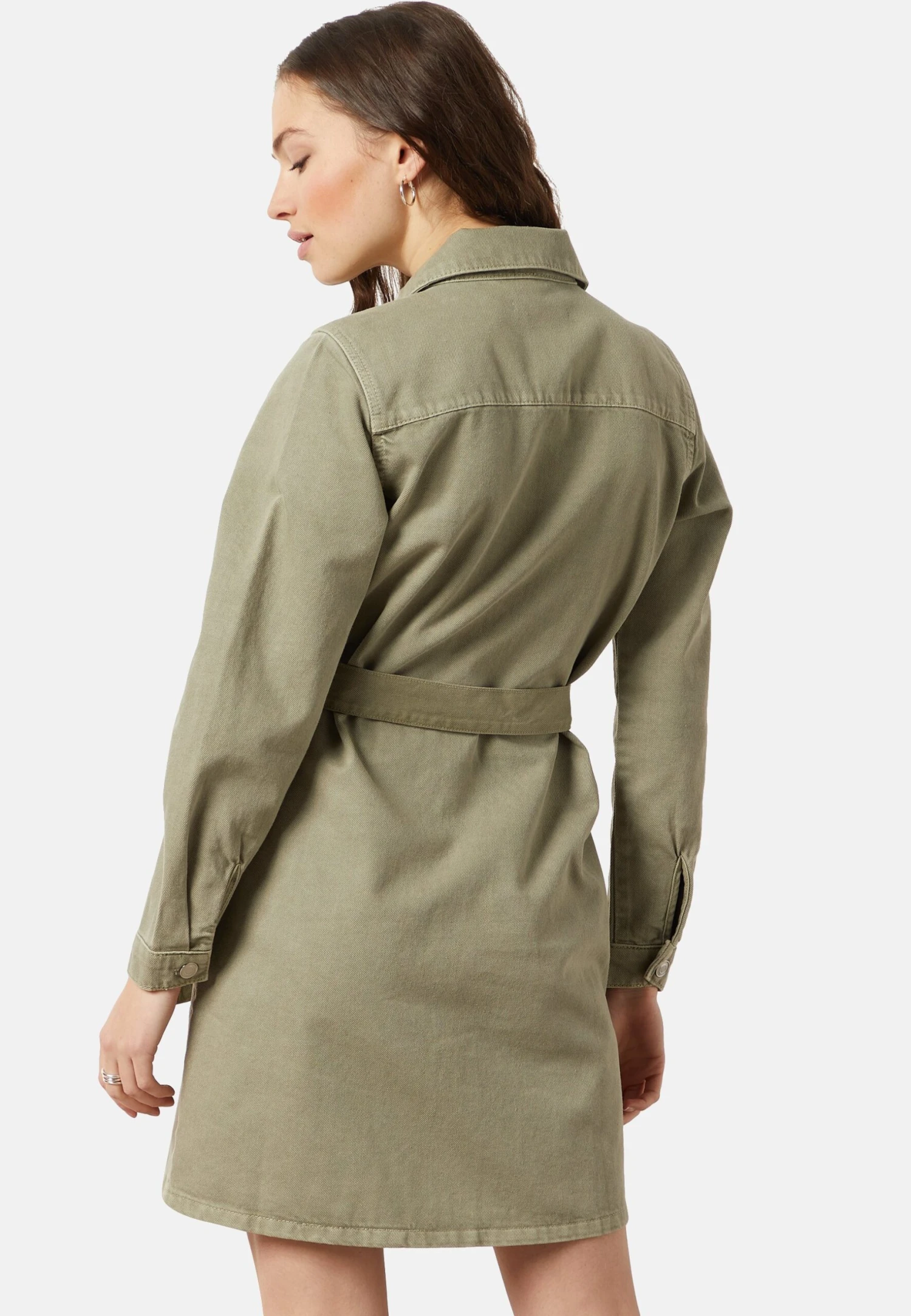 ETAM Baran - Robe Chemise - Vert Kaki 3 ETAM Baran - Robe Chemise - Vert Kaki – Image 3