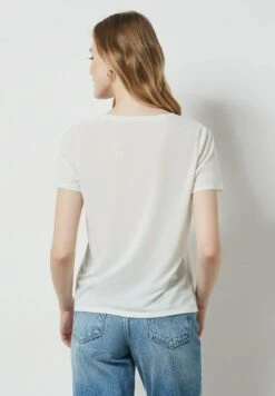 ETAM Delfa - T-Shirt Basique - Ecru -Etam 412c0e46601842d989c74af63eb17dea