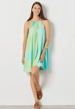 ETAM Linoh - Robe De Jour - Vert -Etam 489e87bcc49c4a68a2b15f650fad82fe
