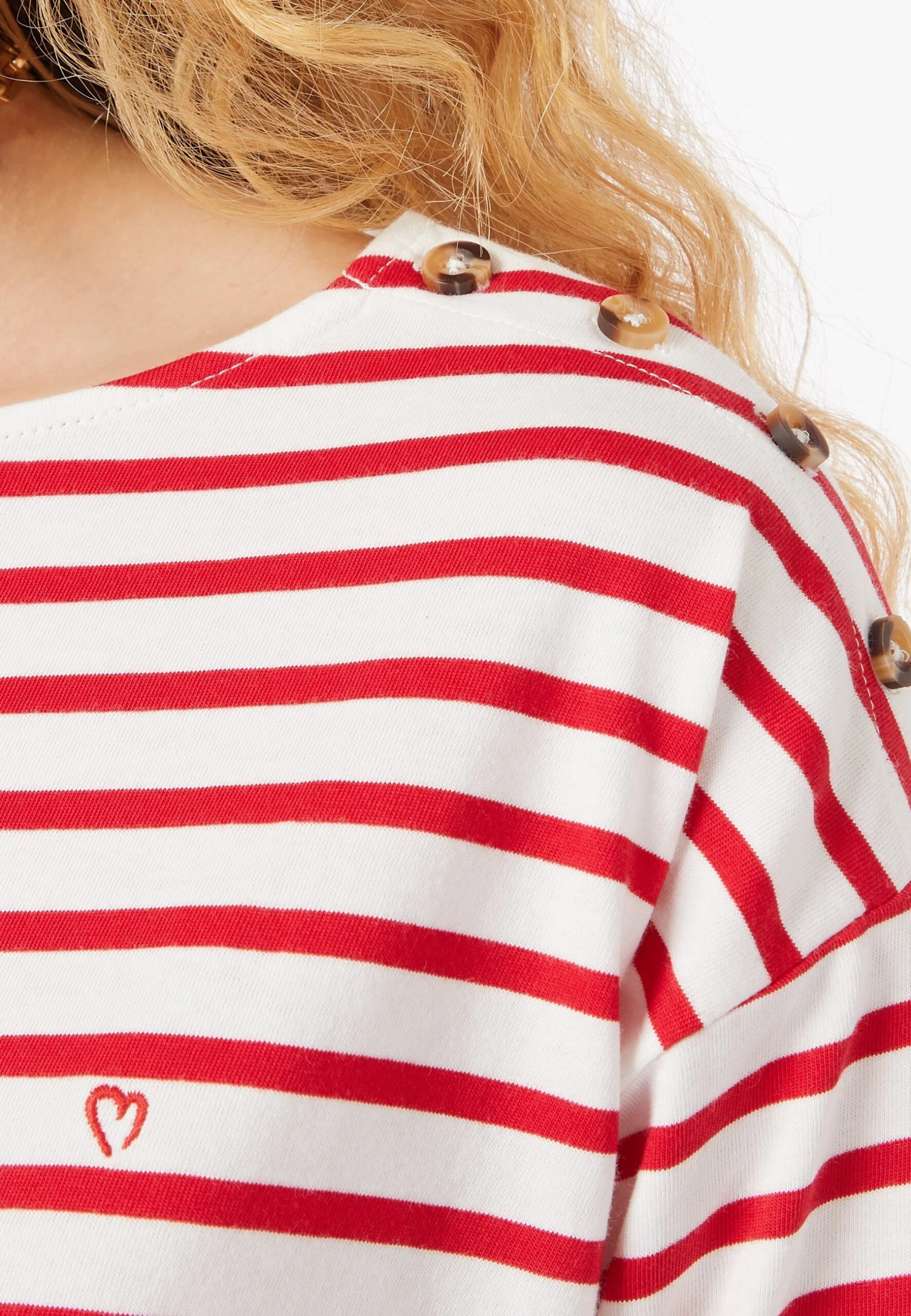 ETAM Pitane - T-Shirt À Manches Longues - Rouge 5 ETAM Pitane - T-Shirt À Manches Longues - Rouge – Image 5