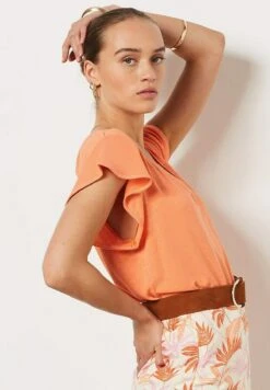 ETAM Anisia - T-Shirt Basique - Orange -Etam 50db3bbc82ed4afda183816c0d401e76