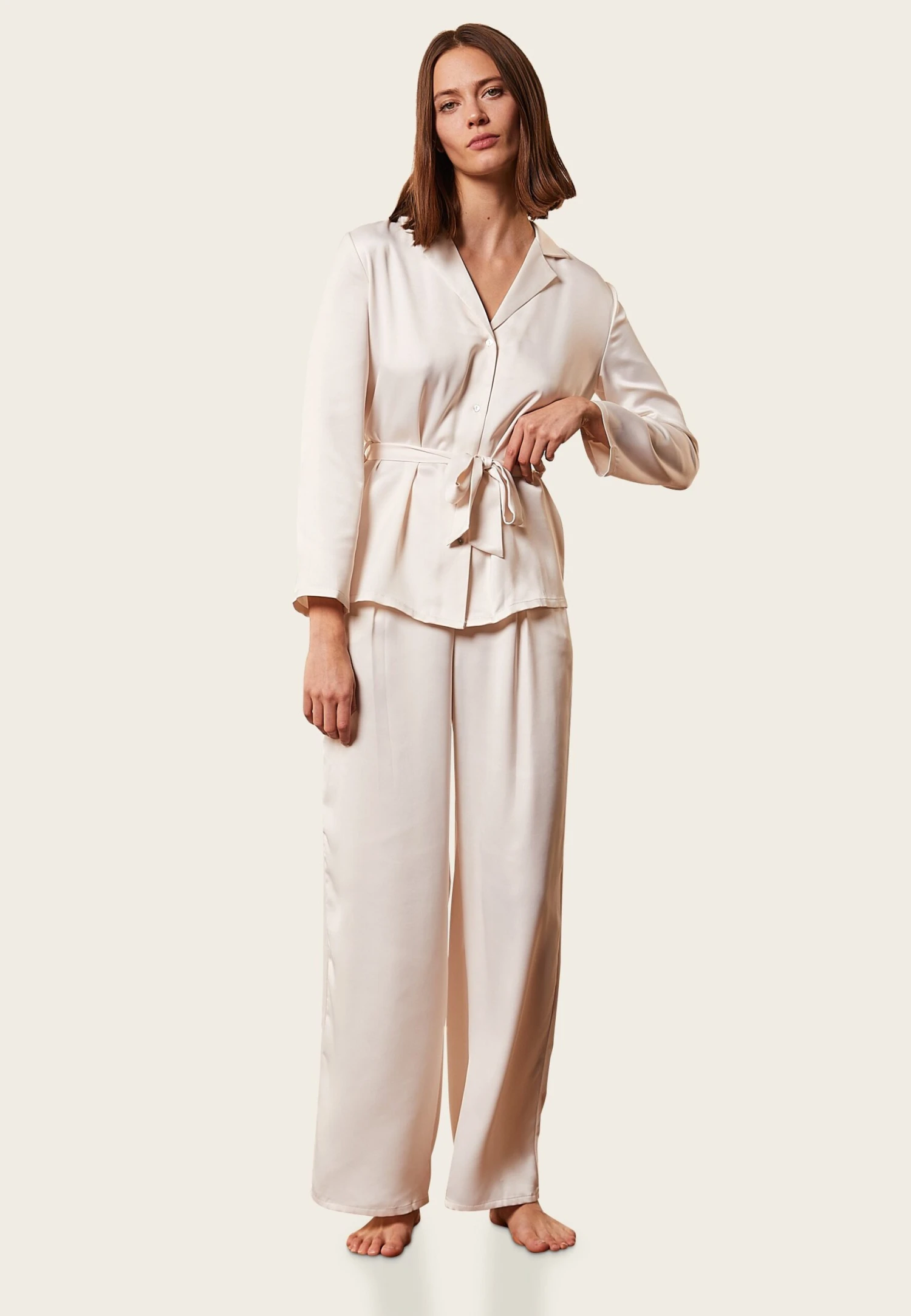 ETAM Mery - Bas De Pyjama - Off-White 2 ETAM Mery - Bas De Pyjama - Off-White – Image 2