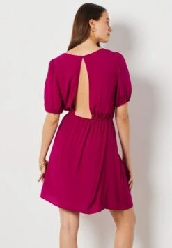 ETAM Lela - Robe De Jour - Rouge -Etam 55906a28e5df49dc975d946e9c260f46