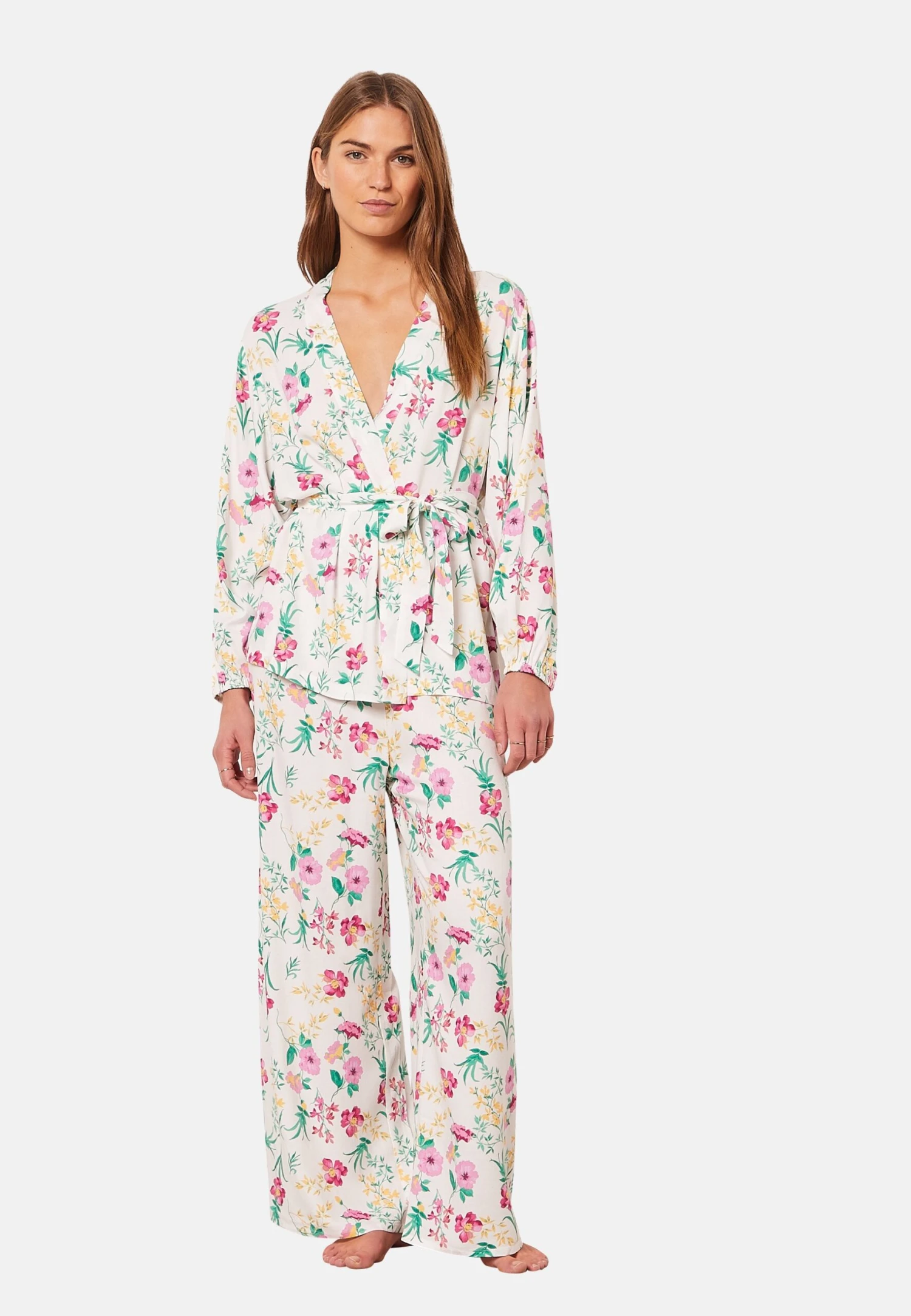 ETAM Orchid - Peignoir - Ecru 2 ETAM Orchid - Peignoir - Ecru – Image 2