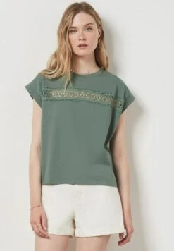 ETAM Casya - T-Shirt Imprimé - Vert Kaki