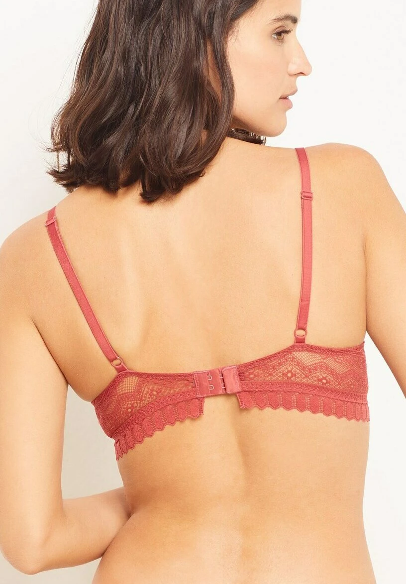 ETAM Diamant - Soutien-Gorge Push-Up - Rouge Bordeaux 3 ETAM Diamant - Soutien-Gorge Push-Up - Rouge Bordeaux – Image 3