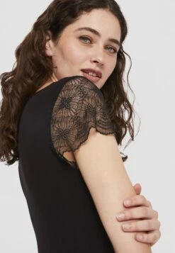 ETAM Liddy Nuisette - Chemise De Nuit / Nuisette - Noir -Etam 5cf4e94562034d78a51755586f728754