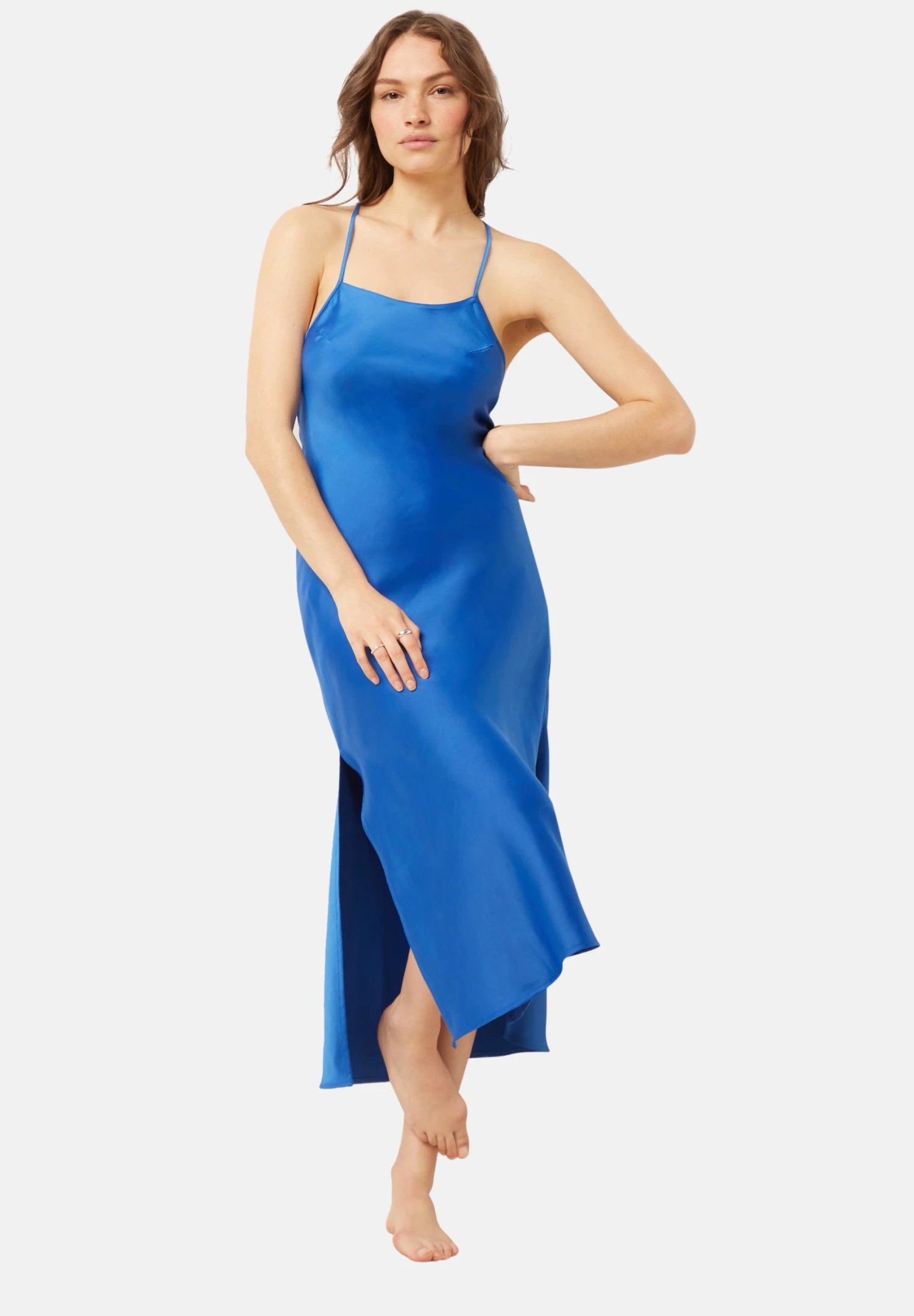 ETAM Sabbia - Chemise De Nuit / Nuisette - Bleu Roi 1 ETAM Sabbia - Chemise De Nuit / Nuisette - Bleu Roi