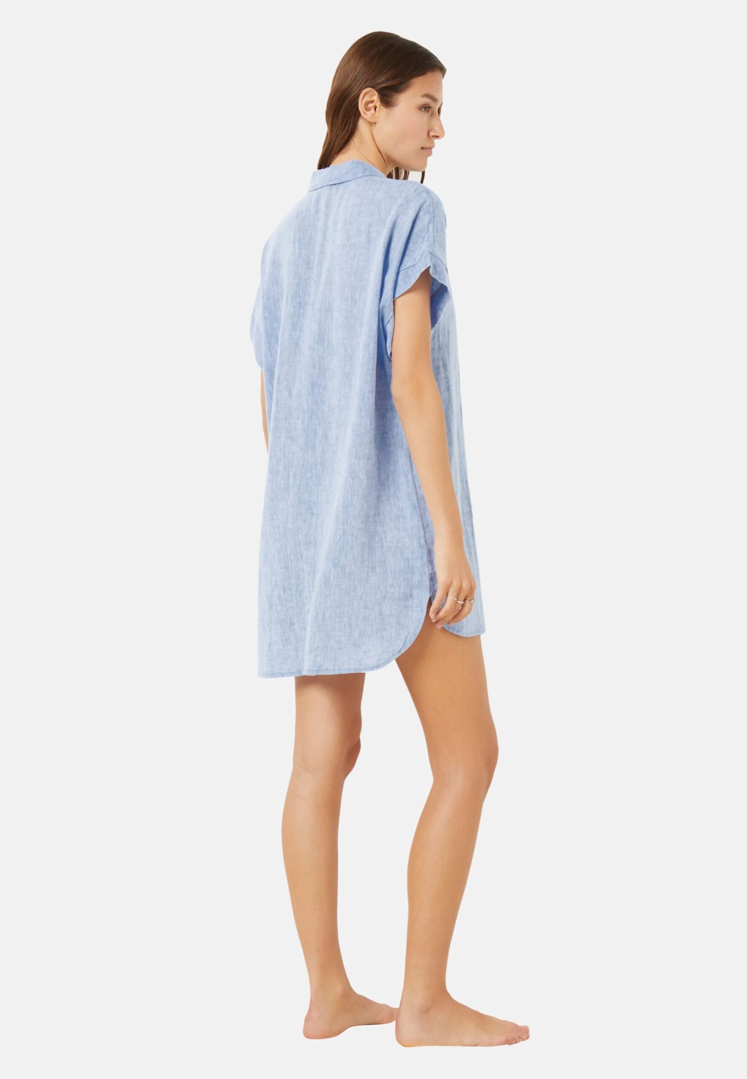 ETAM Justine - Chemise De Nuit / Nuisette - Bleu 3 ETAM Justine - Chemise De Nuit / Nuisette - Bleu – Image 3