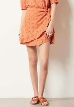 ETAM Cassie - Jupe Portefeuille - Orange