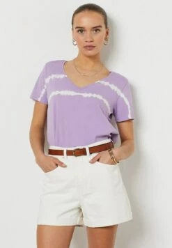 ETAM Arwin - T-Shirt Imprimé - Mauve