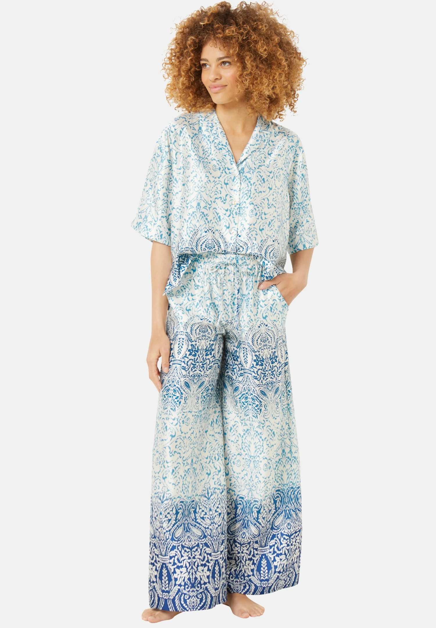 ETAM Divina - Bas De Pyjama - Bleu 1 ETAM Divina - Bas De Pyjama - Bleu